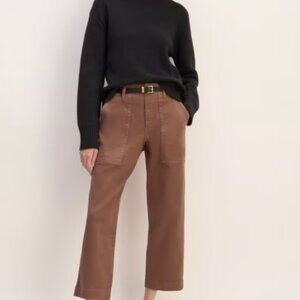 Everlane The Organic Utility Pant in Carob Brown